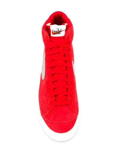 Shop Nike Blazer 77 Sneakers In Red