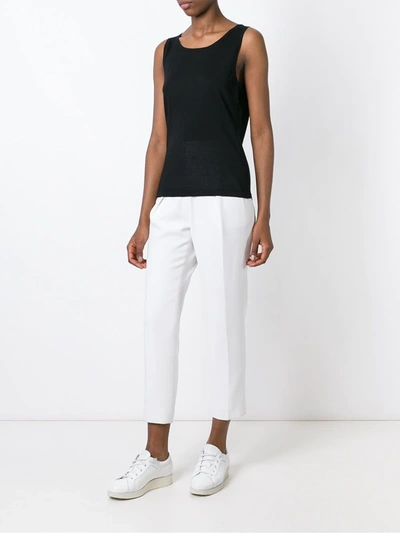N•peal Superfine Shell Top In Black