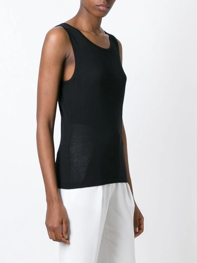 N•peal Superfine Shell Top In Black