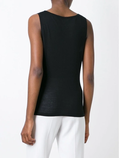 N•peal Superfine Shell Top In Black