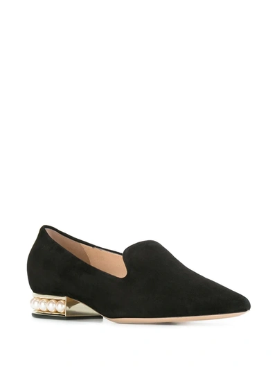 Shop Nicholas Kirkwood Casati Loafers 25mm In Black