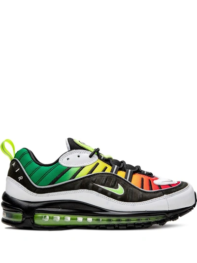 Shop Nike X Olivia Kim Air Max 98 "no Cover" Sneakers In Black