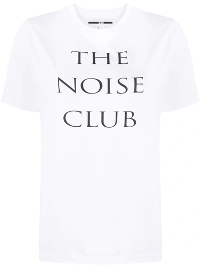 Shop Mcq By Alexander Mcqueen The Noise Club T-shirt In White