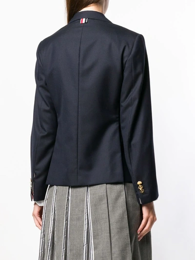 Shop Thom Browne Double-breasted Sports Coats In Blue