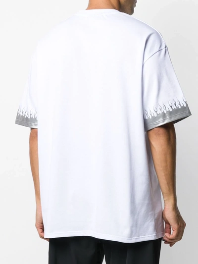 Shop Vision Of Super Flaming T-shirt In White