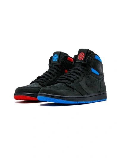 Jordan Air  1 Retro High Og Quai54 In Black