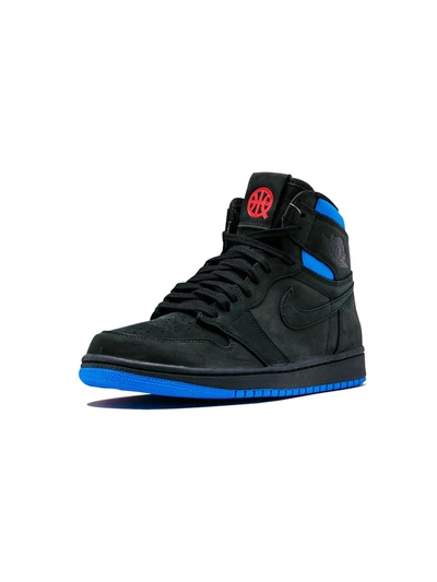 Jordan Air  1 Retro High Og Quai54 In Black