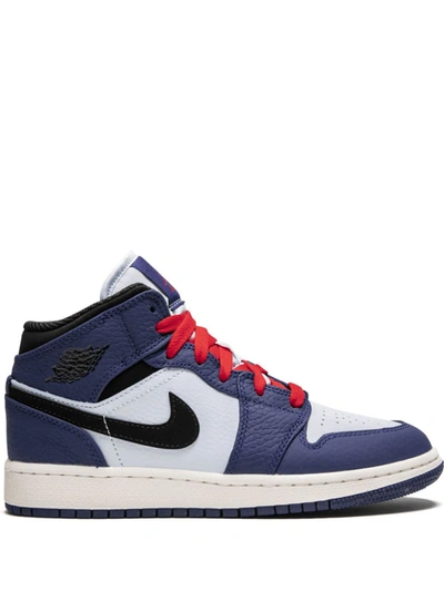 Shop Jordan Air  1 Mid Se "deep Royal" Sneakers In Blue