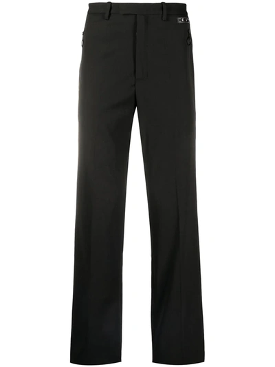 Shop Off-white Side-stripe Tuxedo Trousers In Black