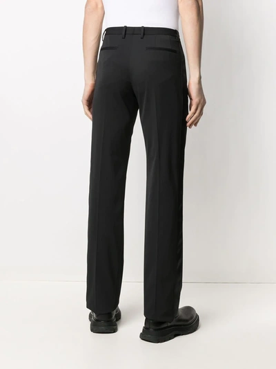 Shop Off-white Side-stripe Tuxedo Trousers In Black