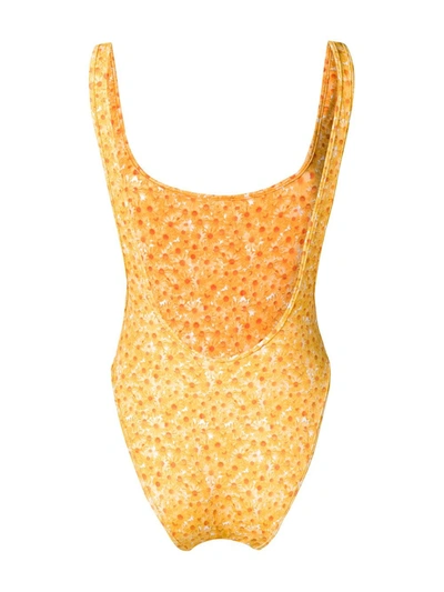 Shop Sian Swimwear Laurie Swimsuit In Yellow