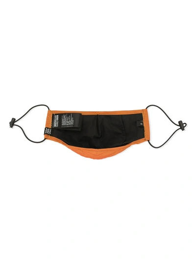Mostly Heard Rarely Seen Quilted Face Mask In Orange