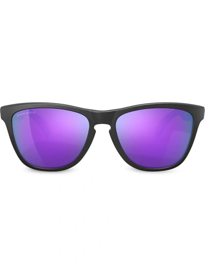 Shop Oakley Frogskins Gradient Lens Sunglasses In Black