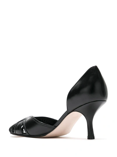 Sarah Chofakian Sarah Leather Pumps In Black