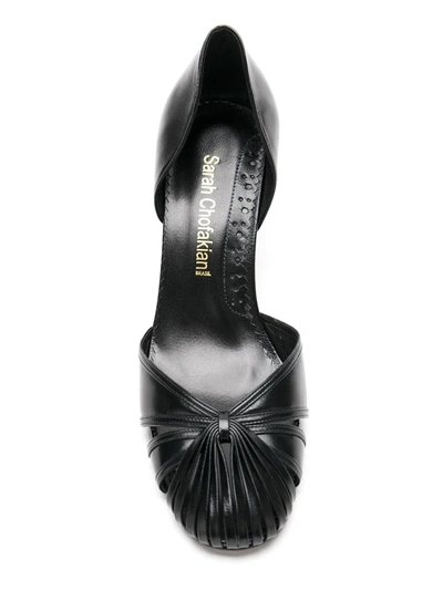 Sarah Chofakian Sarah Leather Pumps In Black