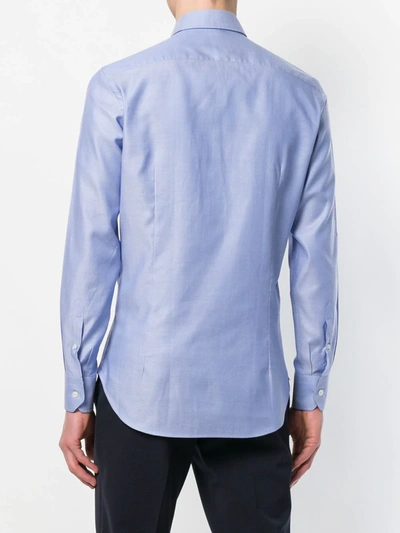 Shop Etro Slim-fit Shirt In Blue