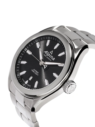 Shop Alpina Alpiner Quartz 42mm In Grey