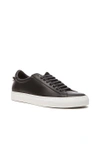 GIVENCHY KNOTS LOW TOP LEATHER SNEAKERS,GIVE-MZ21