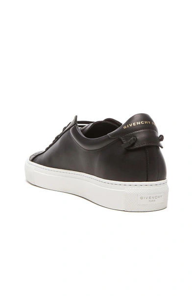 Shop Givenchy Knots Low Top Leather Sneakers In Black