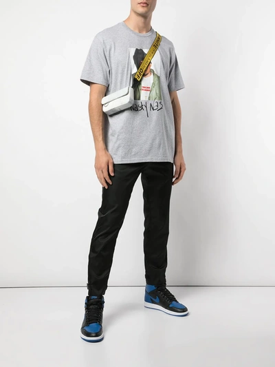 Supreme Graphic T-shirt In Grey