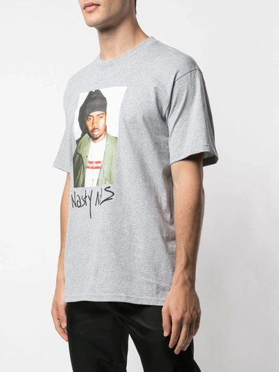 Shop Supreme Nasty Nas Print T-shirt In Grey