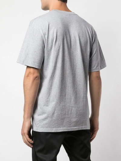 SUPREME 图案T恤 - 灰色
