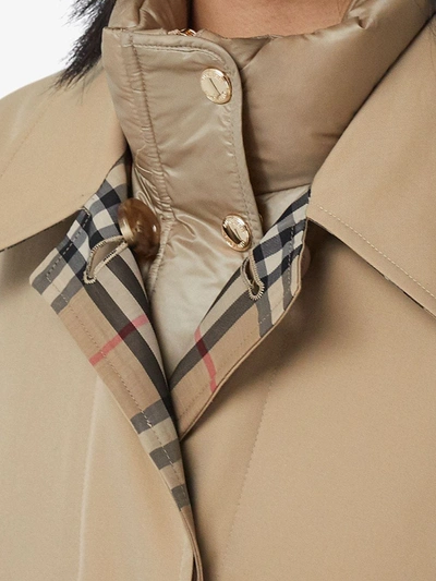 Shop Burberry Reversible Single-breasted Car Coat In Neutrals