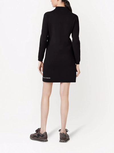 Shop Marc Jacobs The 3/4 Tennis Polo Dress In Black