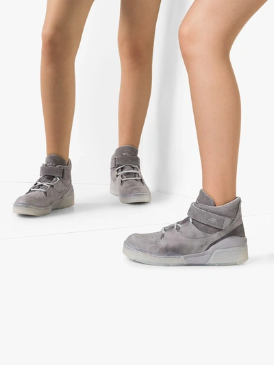 Converse Erx 260 High Top Suede Sneakers In Grey