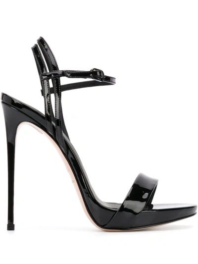 Shop Le Silla Gwen Sandals In Black