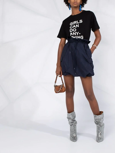 Zadig & Voltaire Bella Cotton Interlock Printed T-shirt In Black