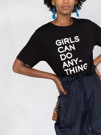 Zadig & Voltaire Bella Cotton Interlock Printed T-shirt In Black