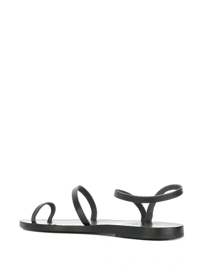 Shop Ancient Greek Sandals Slip-on Open-toe Sandals In Black