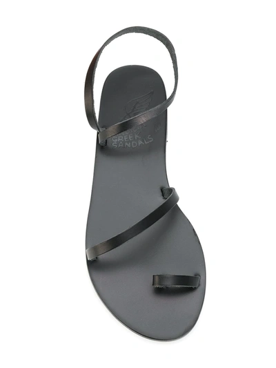 Ancient Greek Sandals Black Apli Eleftheria Sandals
