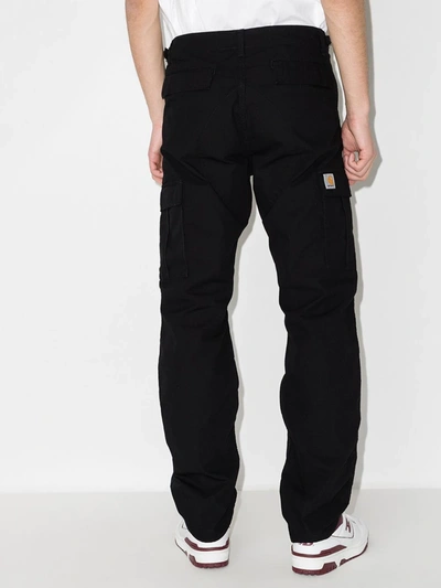 Carhartt Aviation Straight-leg Trousers In Black