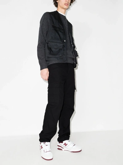 Carhartt Aviation Straight-leg Trousers In Black
