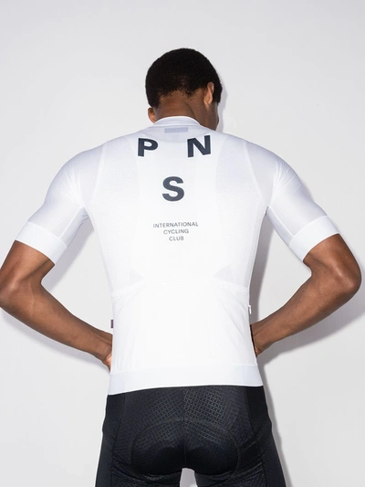 Shop Pas Normal Studios Mechanism Jersey T-shirt In White