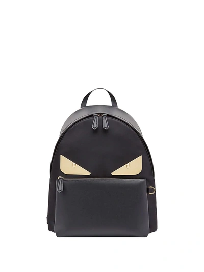 Shop Fendi Bag Bugs Backpack In Black
