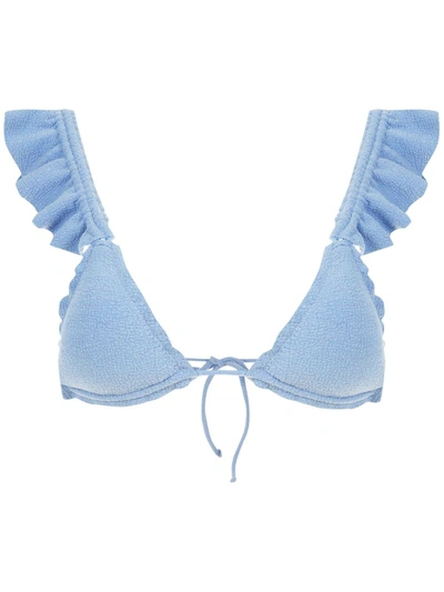 Shop Clube Bossa Laven Bikini Top In Blue