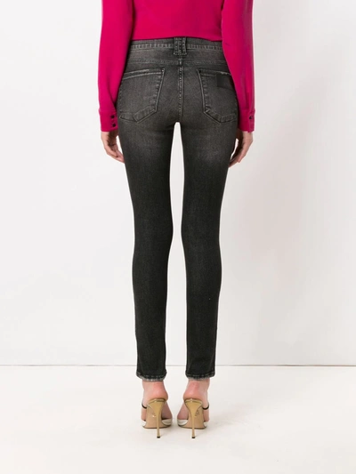 Shop Amapô Rocker Three Skinny Jeans In Black