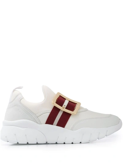 Shop Bally Brinelle Low-top Sneakers In White