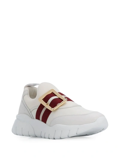 Shop Bally Brinelle Low-top Sneakers In White