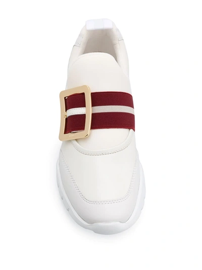 Shop Bally Brinelle Low-top Sneakers In White