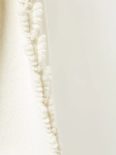 Barrie Troisieme Dimension Cashmere Turtleneck Pullover In White