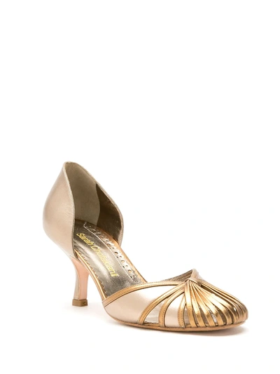 Shop Sarah Chofakian Sarah Leather Shoes In Gold