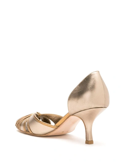 Shop Sarah Chofakian Sarah Leather Shoes In Gold