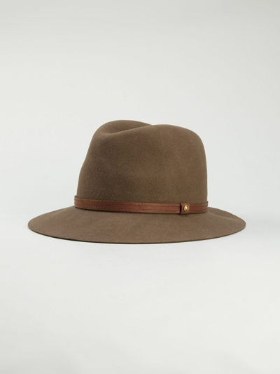 Shop Rag & Bone Fedora Hat In Brown