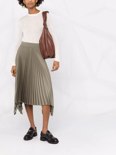 Joseph Round-neck Knitted Top In Neutrals