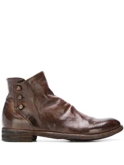 Shop Officine Creative Lexikon Ankle Boots In Brown