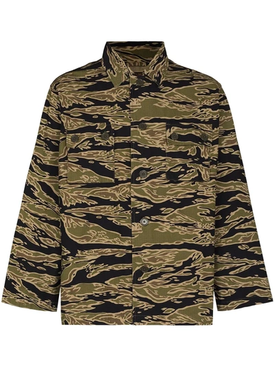 Wacko Maria X Tim Lehi Tigercamo Shirt Jacket In Camo | ModeSens
